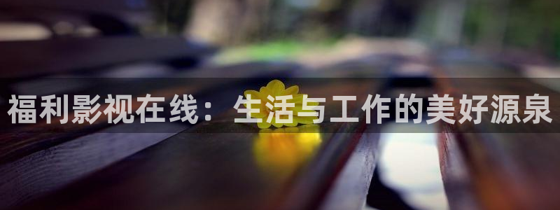 影视工厂极速蓝光：福利影视在线：生活与工作的美好源泉